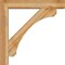 Ekena Millwork Legacy Block Rough Sawn Bracket w/ Offset Brace, Western Red Cedar, 6"W x 32"D x 32"H BKT0604X32X32LEC05RWR - alternate 2